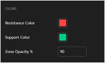 Colors settings